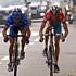 Frank Schleck beendet den Giro di Lombardia 2005 an dritter Stelle hinter Bettini und Simoni